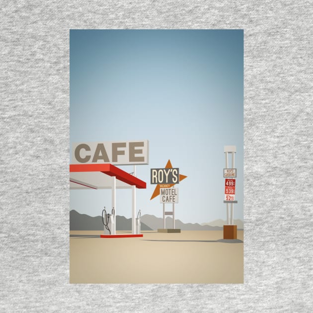 Roy's Cafe Illustration by Spindriftdesigns